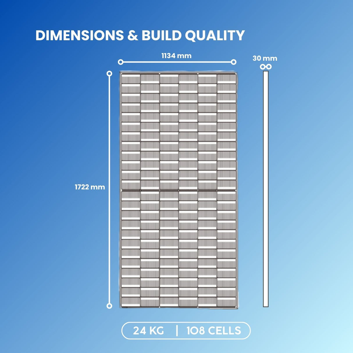 Seraphim Sable 440W TOPCon Bifacial Full Black Solar Panels (36panels/Pallet) $0.345/W