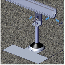 L-Foot - Clear - H 3.3''(83.82mm)