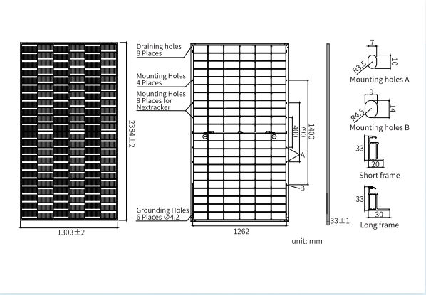 JA Solar 710W n-type Double Glass Bifacial Modules (33 panels/pallet)