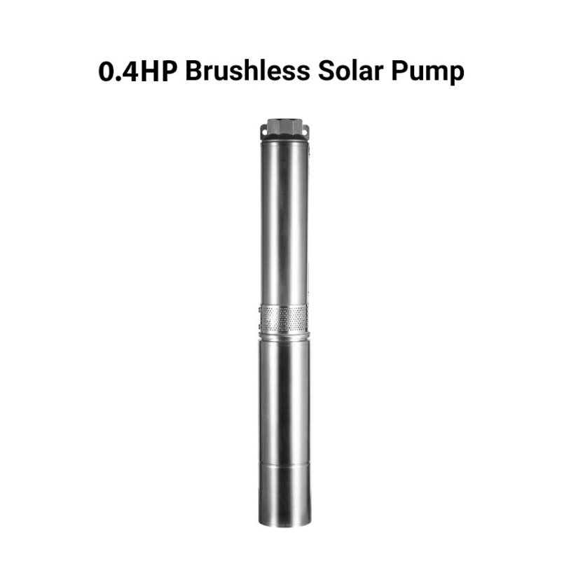 0.4hp solar powered water well pump