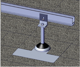 L-Foot - Clear - H 3.3''(83.82mm)