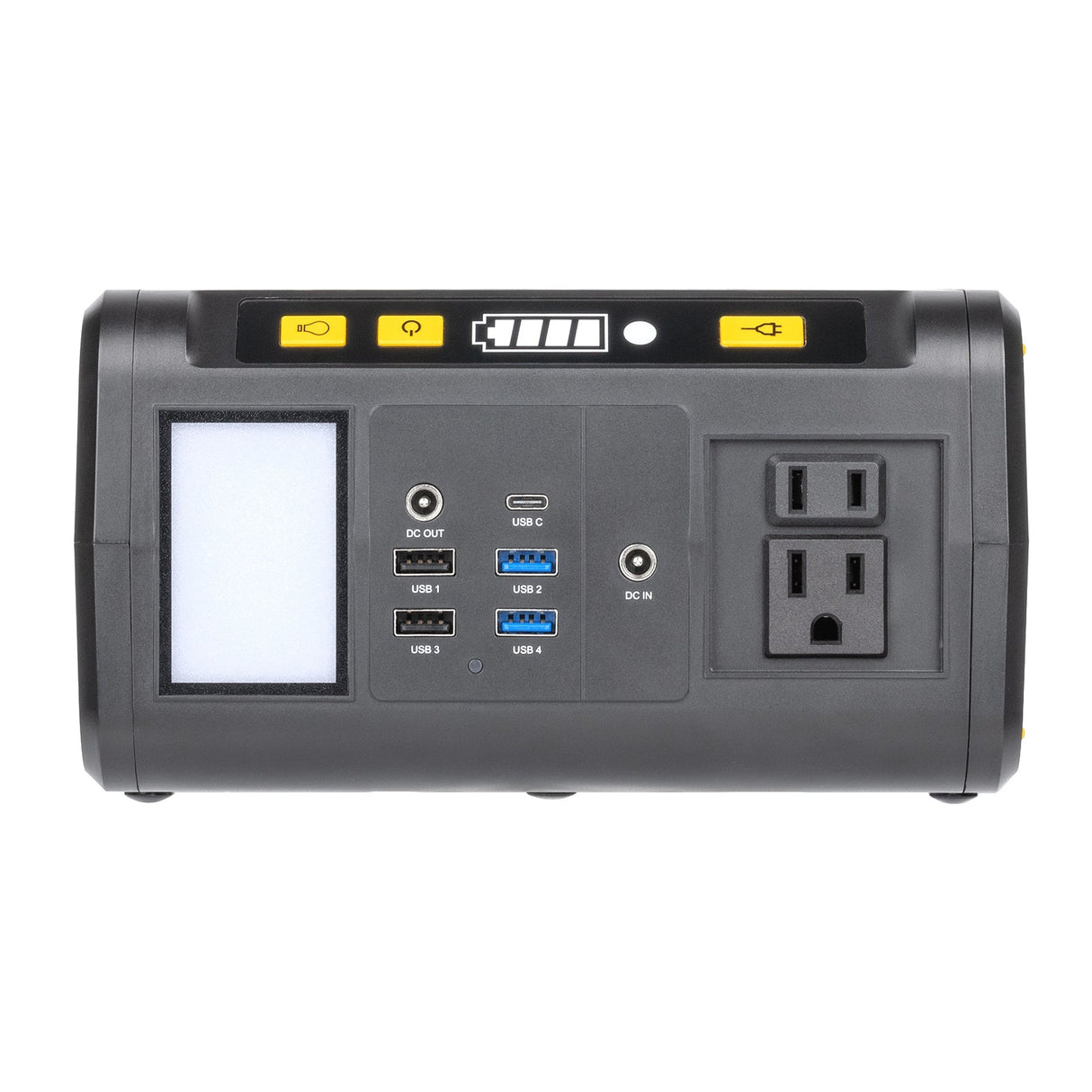Different ports for rocksolar portable power station