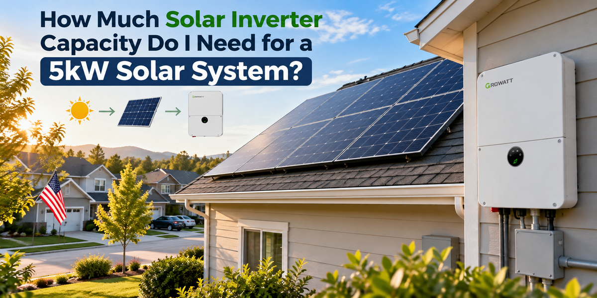 How Much Solar Inverter Capacity Do I Need for a 5kW Solar System?
