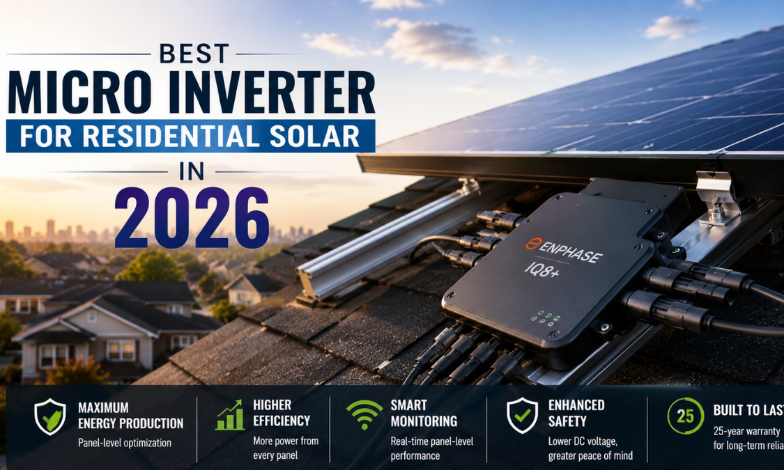 Best Micro Inverter for Residential Solar in 2026