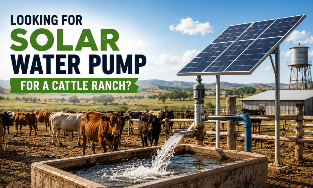 What Is the Best Solar Water Pump for a Cattle Ranch?