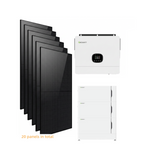 Sistema solar independiente de la red de 10 kW de fase dividida de 120/240 V CA