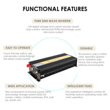 ROCKSOLAR 3000W 12V Pure Sine Wave Power Inverter