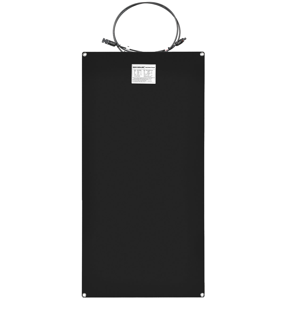 ROCKSOLAR 200W 2Pcs 12V Flexible Monocrystalline Solar Panel - Ultra Lightweight, Ultra Thin