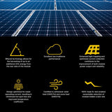 THORNOVA 700W Dual Glass Monocrystalline Bifacial Solar Panel (Pallet - 31 Panels)