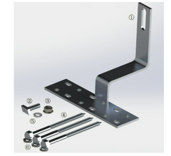 Gancho para tejas en forma de S - Acero inoxidable