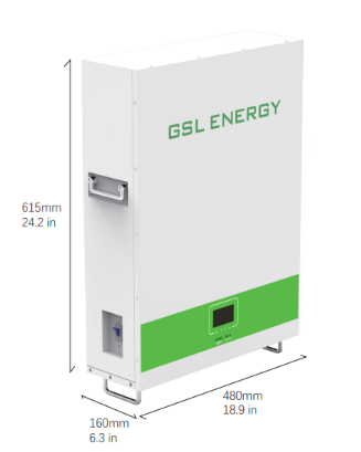 GSL Energy 5kWh 51.2V 100Ah Lithium battery system