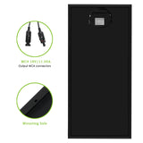 ROCKSOLAR 400W 2Pcs 12V Rigid Monocrystalline Solar Panel - Waterproof with Corrosion-Resistant Aluminum Alloy Frame