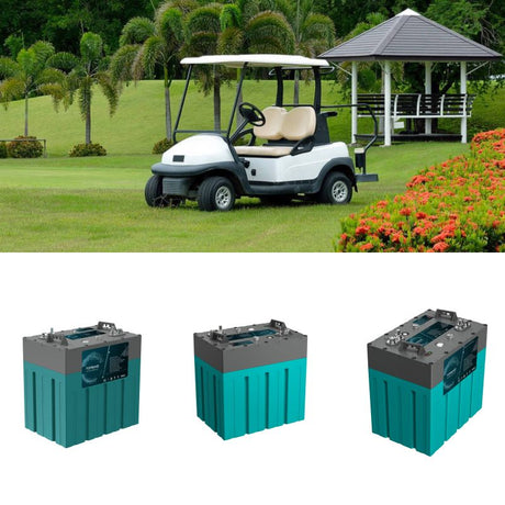 ROCKSOLAR 51.2V 30Ah LiFePO4 Golf Cart Battery