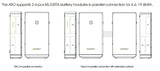 growatt solar battery parellel connection using module