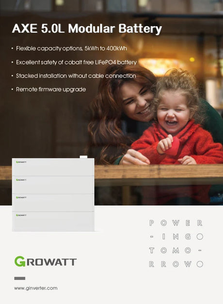 Growatt AXE 5.0L-C1 5kWh Battery
