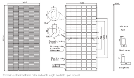 JA Solar 595W JAM72D40 575-600/LB/1500V (0.403$/W)