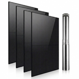 Kit de bomba sumergible con energía solar Rocksolar de 1,61 HP
