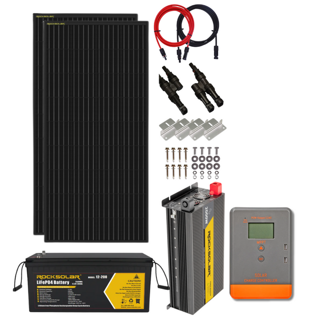 2000w rv solar panel kit