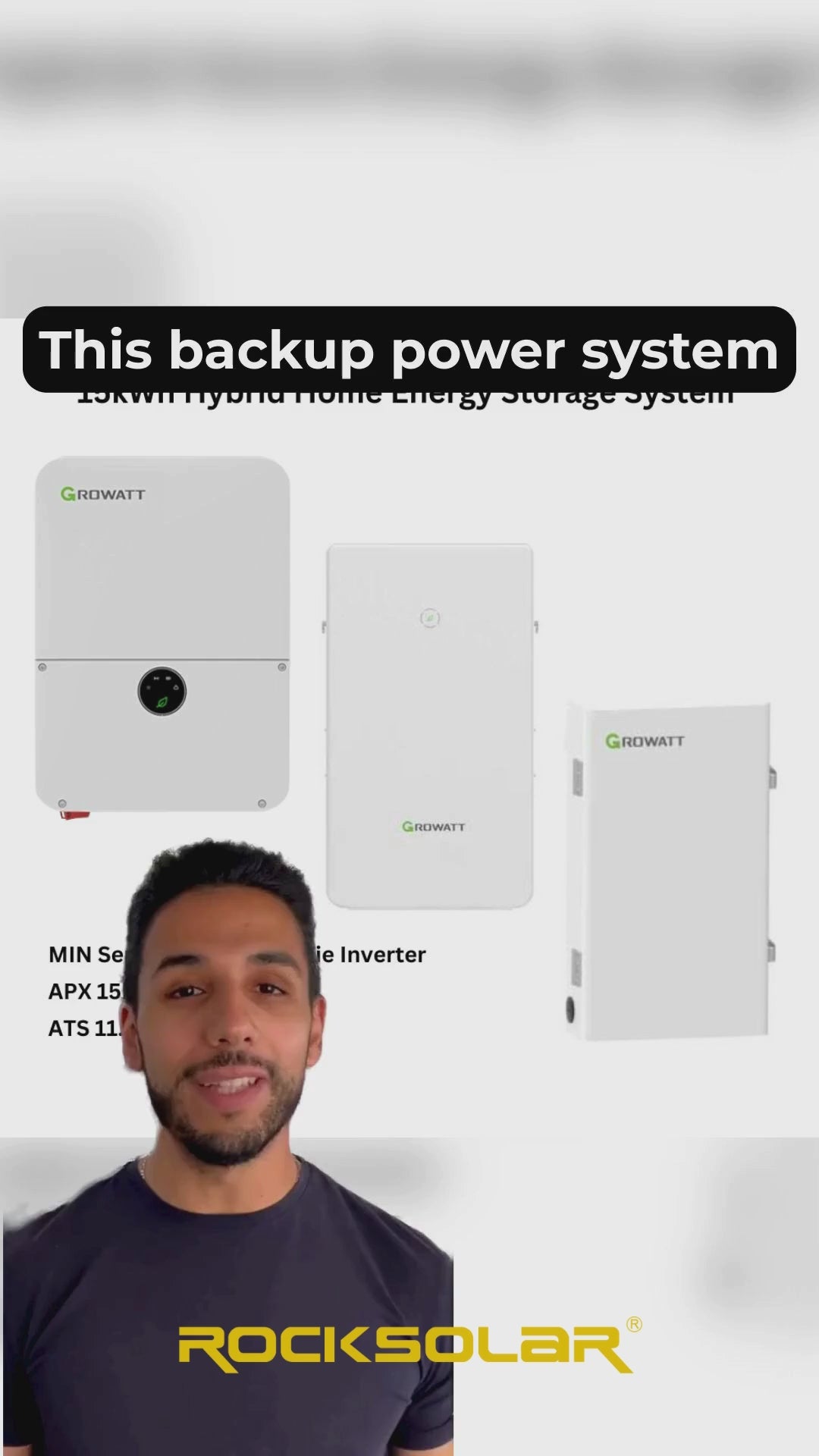 Growatt 11.4kW Whole Home Backup Power System