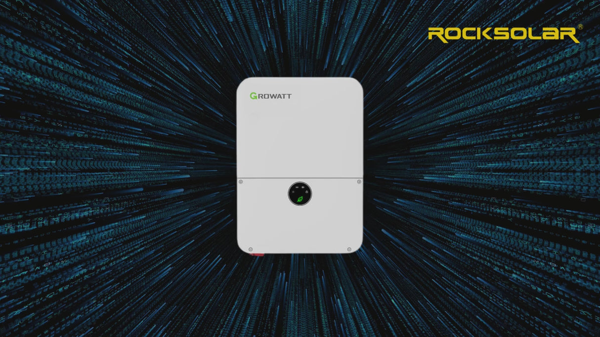 Growatt 5KW MIN 5000TL-XH-US Grid-Tie | Battery Storage Solar Inverter