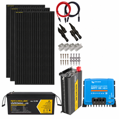 ROCKSOLAR 2000W 12V RV Off-Grid Solar System with Victron MPPT