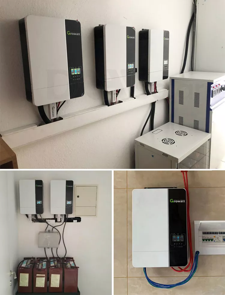 solar inverter connected in a home setup