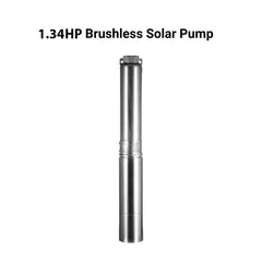 Rocksolar 1.34HP Hybrid Solar DC/AC Submersible Pump