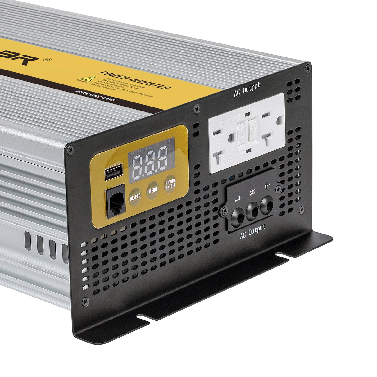 ROCKSOLAR 12 Volt 3000W Pure Sine Wave Inverter With Digital Display