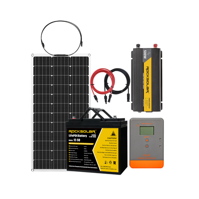 500w rv solar kit