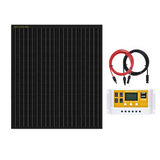 ROCKSOLAR 100W 12V Rigid Solar Panel  Kit with 30A PWM Controller